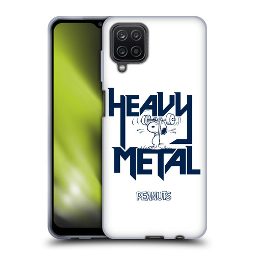 Peanuts Rock Tees Snoopy Heavy Metal Soft Gel Case for Samsung Galaxy A12 (2020)