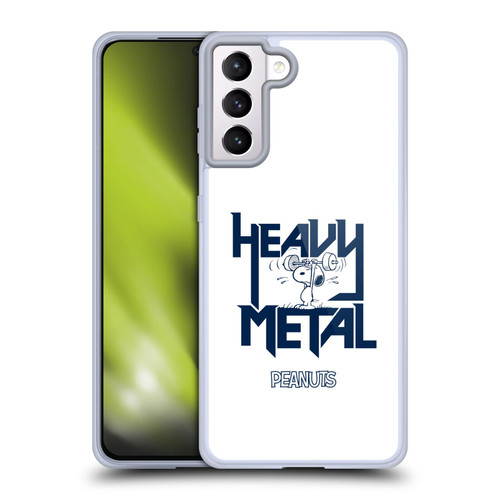 Peanuts Rock Tees Snoopy Heavy Metal Soft Gel Case for Samsung Galaxy S21+ 5G & MagSafe