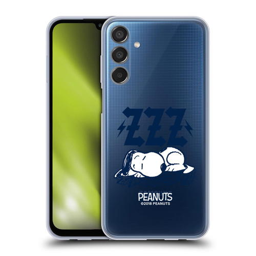 Peanuts Rock Tees Snoopy Sleepy Soft Gel Case for Samsung Galaxy M15/F15 5G