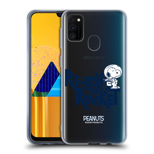Peanuts Rock Tees Snoopy Ready To Rocket Soft Gel Case for Samsung Galaxy M30s (2019)/M21 (2020)