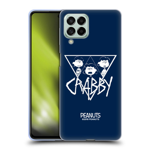 Peanuts Rock Tees Lucy Van Pelt Crabby Soft Gel Case for Samsung Galaxy M53 (2022)