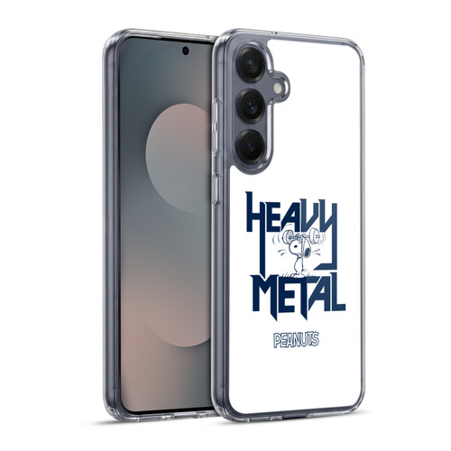 Peanuts Rock Tees Snoopy Heavy Metal Soft Gel Case for Samsung Galaxy S25+ & MagSafe