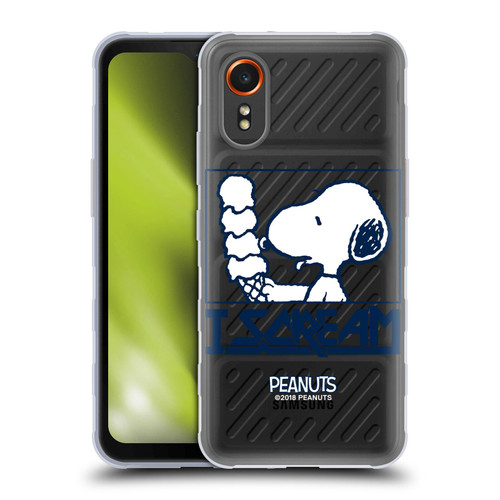 Peanuts Rock Tees Snoopy I Scream Soft Gel Case for Samsung Galaxy Xcover7 5G