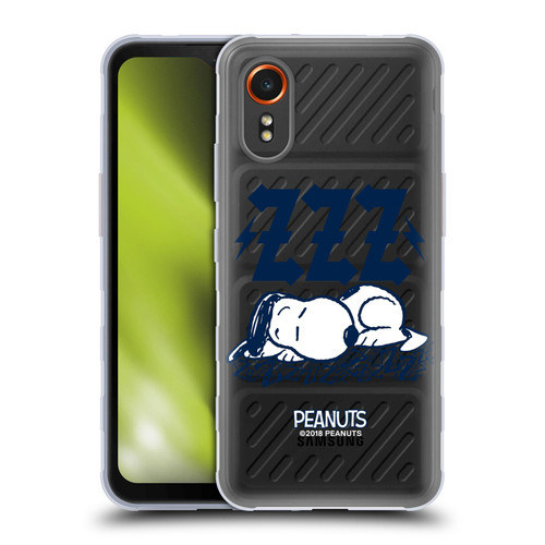 Peanuts Rock Tees Snoopy Sleepy Soft Gel Case for Samsung Galaxy Xcover7 5G