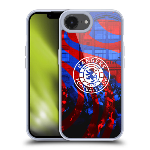 Rangers FC Crest Logo Stadium Soft Gel Case for Apple iPhone 16e & MagSafe