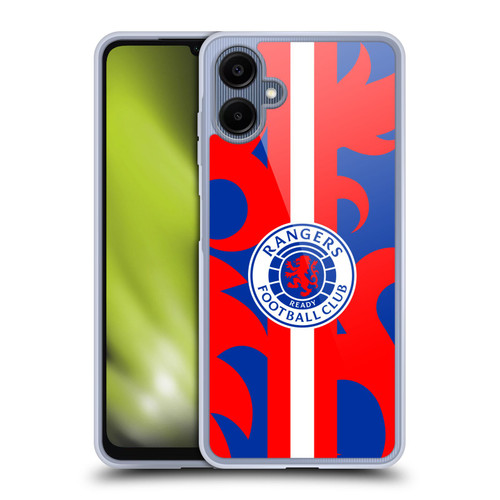Rangers FC Crest Lion Rampant Pattern Soft Gel Case for Samsung Galaxy A06 4G / 5G