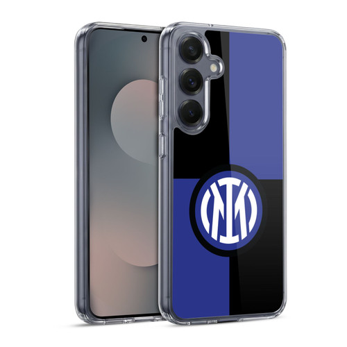 Fc Internazionale Milano Badge Flag Soft Gel Case for Samsung Galaxy S25 & MagSafe