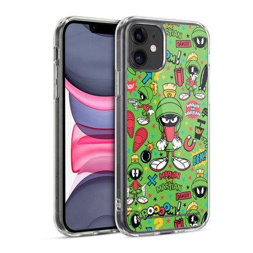 Looney Tunes Graphics and Characters Marvin The Martian Soft Gel Case for Apple iPhone 11