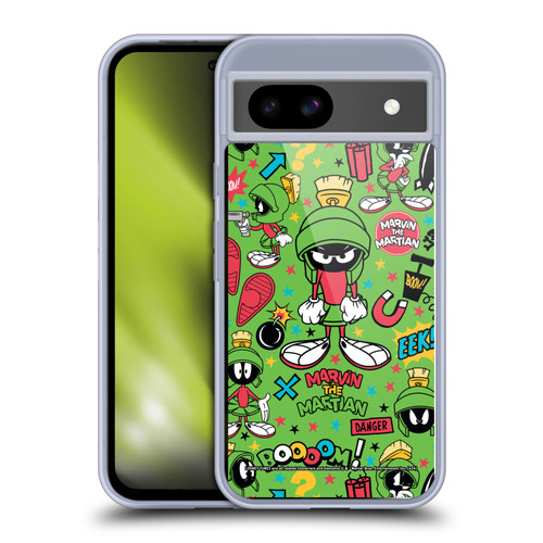 Looney Tunes Graphics and Characters Marvin The Martian Soft Gel Case for Google Pixel 8a