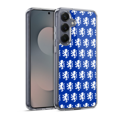 Rangers FC Crest Pattern Soft Gel Case for Samsung Galaxy S25 & MagSafe