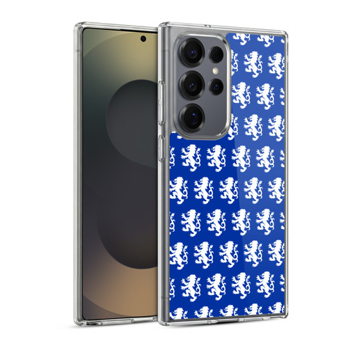 Rangers FC Crest Pattern Soft Gel Case for Samsung Galaxy S25 Ultra & MagSafe