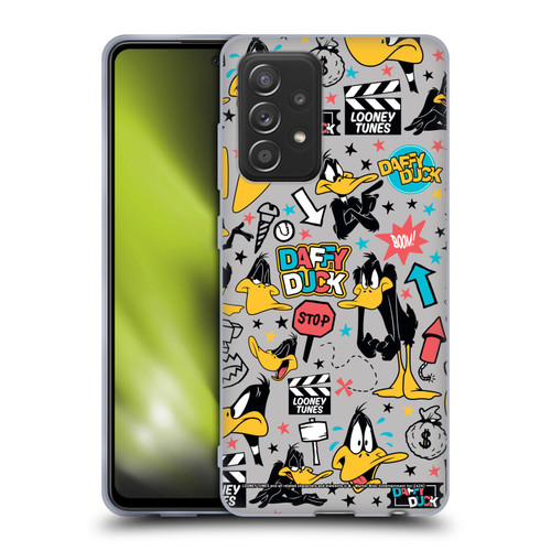 Looney Tunes Graphics and Characters Daffy Duck Soft Gel Case for Samsung Galaxy A52 / A52s / 5G (2021)