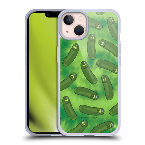 Rick And Morty Season 3 Graphics Pickle Rick Pattern Soft Gel Case for Apple iPhone 13 & MagSafe