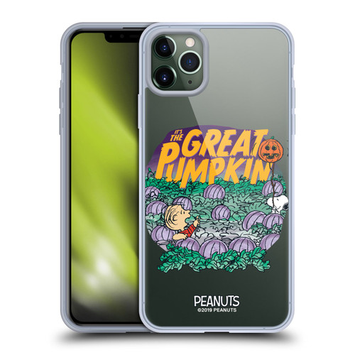 Peanuts Spooktacular Linus And Snoopy Soft Gel Case for Apple iPhone 11 Pro Max & MagSafe