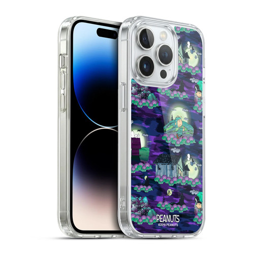 Peanuts Spooktacular Snoopy Patterns Soft Gel Case for Apple iPhone 13 Pro & MagSafe