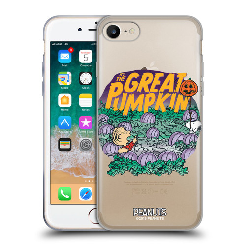 Peanuts Spooktacular Linus And Snoopy Soft Gel Case for Apple iPhone 7 / 8 / SE 2020 & 2022 & MagSafe