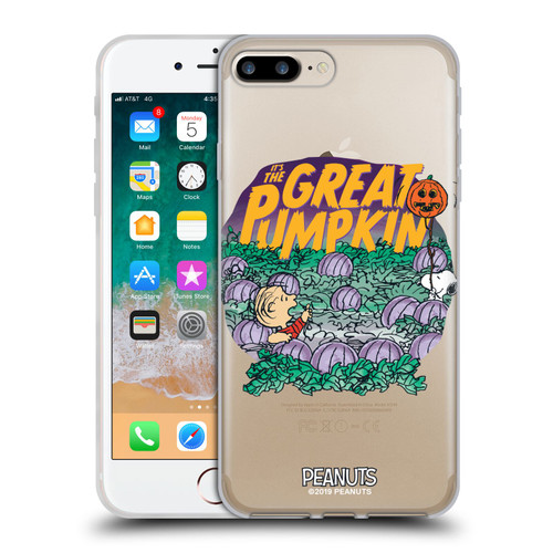 Peanuts Spooktacular Linus And Snoopy Soft Gel Case for Apple iPhone 7 Plus / iPhone 8 Plus & MagSafe