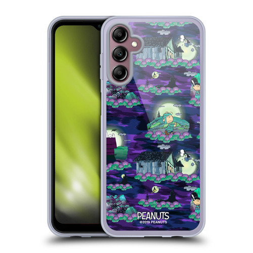Peanuts Spooktacular Snoopy Patterns Soft Gel Case for Samsung Galaxy A14 5G