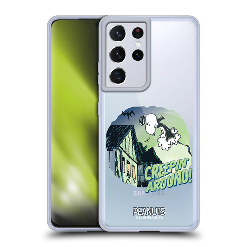 Peanuts Spooktacular Snoopy Vampire Soft Gel Case for Samsung Galaxy S21 Ultra 5G & MagSafe
