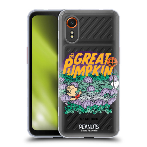 Peanuts Spooktacular Linus And Snoopy Soft Gel Case for Samsung Galaxy Xcover7 5G