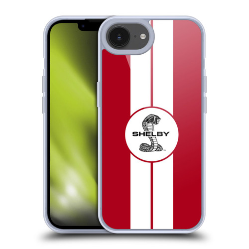 Shelby Car Graphics 1965 427 S/C Red Soft Gel Case for Apple iPhone 16e & MagSafe