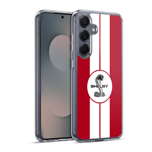 Shelby Car Graphics 1965 427 S/C Red Soft Gel Case for Samsung Galaxy S25+ & MagSafe