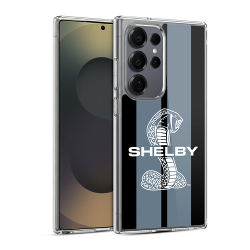 Shelby Car Graphics Gray Soft Gel Case for Samsung Galaxy S25 Ultra & MagSafe