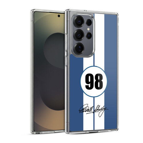 Shelby Car Graphics 1965 427 S/C Blue Soft Gel Case for Samsung Galaxy S25 Ultra & MagSafe