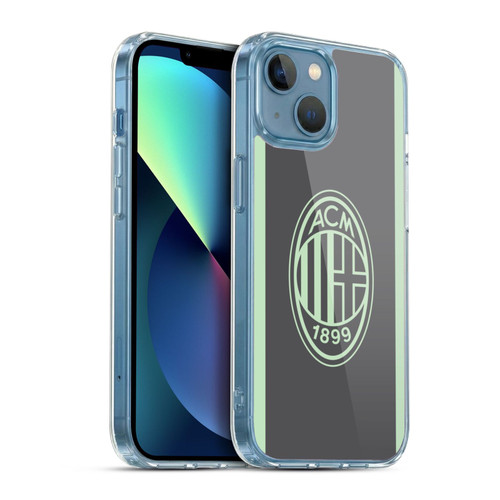 AC Milan 2024/25 Crest Kit Third Soft Gel Case for Apple iPhone 13 Mini & MagSafe