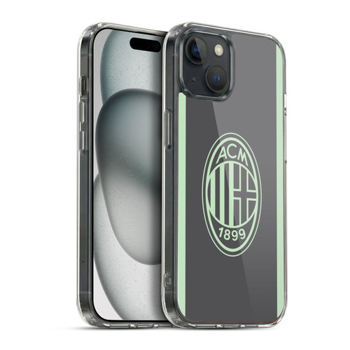 AC Milan 2024/25 Crest Kit Third Soft Gel Case for Apple iPhone 15 Plus & MagSafe