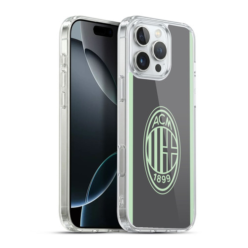 AC Milan 2024/25 Crest Kit Third Soft Gel Case for Apple iPhone 16 Pro Max & MagSafe