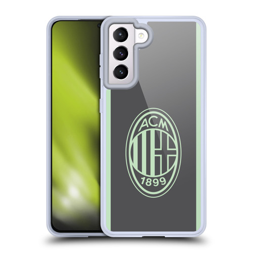 AC Milan 2024/25 Crest Kit Third Soft Gel Case for Samsung Galaxy S21 5G & MagSafe
