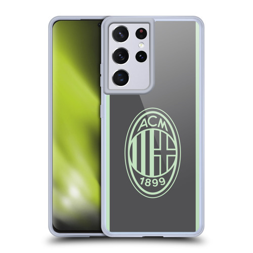 AC Milan 2024/25 Crest Kit Third Soft Gel Case for Samsung Galaxy S21 Ultra 5G & MagSafe