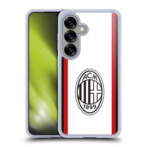 AC Milan 2024/25 Crest Kit Away Soft Gel Case for Samsung Galaxy S25 & MagSafe