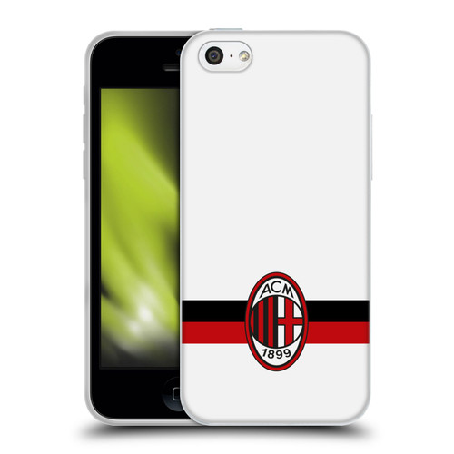 AC Milan Crest White Soft Gel Case for Apple iPhone 5c