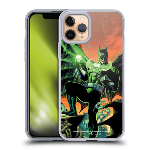 Batman DC Comics Iconic Comic Book Costumes Green Lantern Soft Gel Case for Apple iPhone 11 Pro & MagSafe