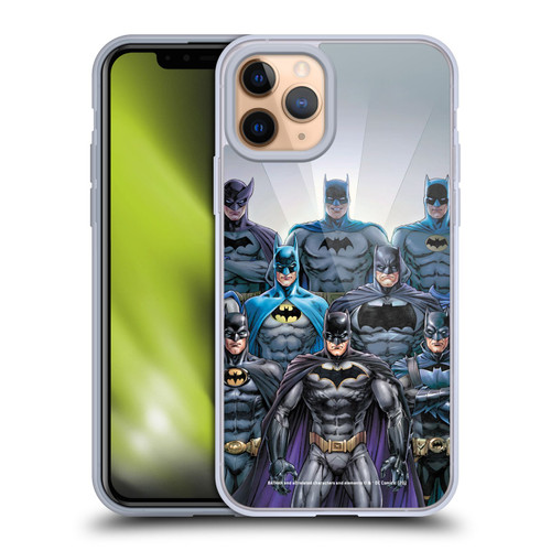 Batman DC Comics Iconic Comic Book Costumes Through The Years Soft Gel Case for Apple iPhone 11 Pro & MagSafe
