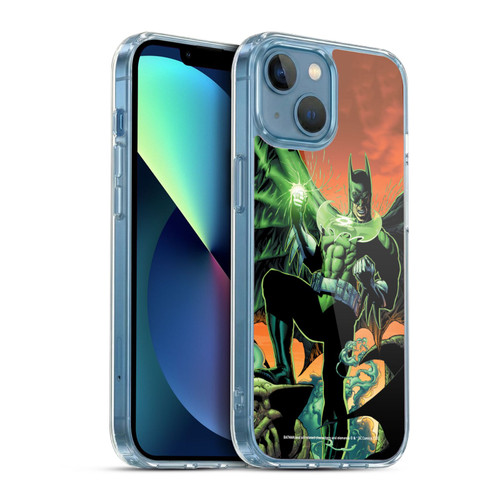 Batman DC Comics Iconic Comic Book Costumes Green Lantern Soft Gel Case for Apple iPhone 13 Mini & MagSafe