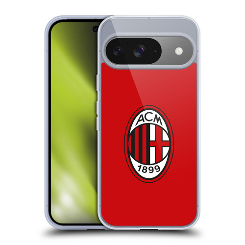 AC Milan Crest Full Colour Red Soft Gel Case for Google Pixel 9 / Pixel 9 Pro