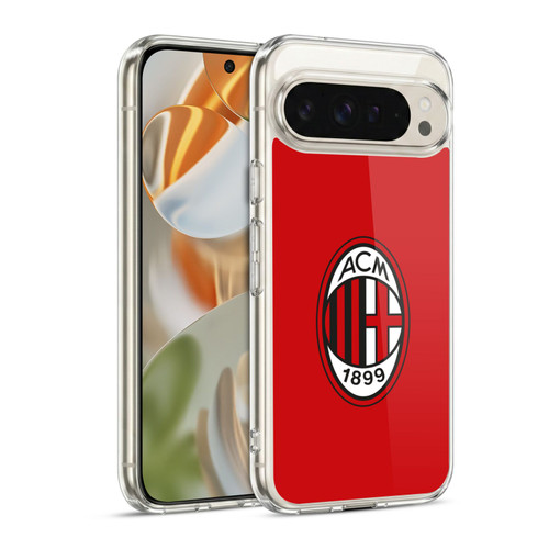 AC Milan Crest Full Colour Red Soft Gel Case for Google Pixel 9 / Pixel 9 Pro