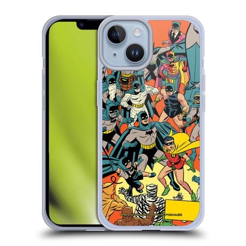 Batman DC Comics Iconic Comic Book Costumes Detective Comics 1000 Robin Soft Gel Case for Apple iPhone 14