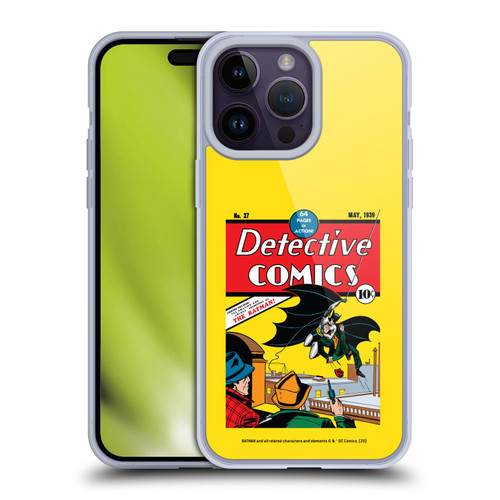 Batman DC Comics Iconic Comic Book Costumes Detective Comics #27 Soft Gel Case for Apple iPhone 14 Pro Max & MagSafe