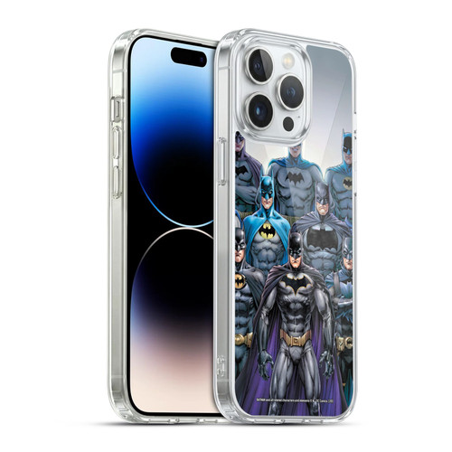 Batman DC Comics Iconic Comic Book Costumes Through The Years Soft Gel Case for Apple iPhone 14 Pro Max & MagSafe