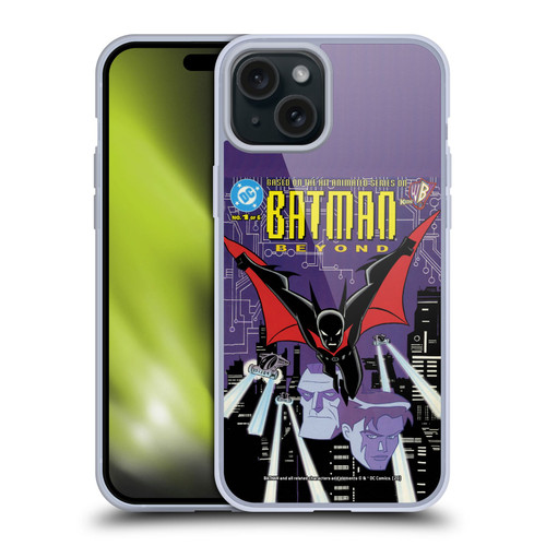 Batman DC Comics Iconic Comic Book Costumes Beyond Terry McGinnis Soft Gel Case for Apple iPhone 15 Plus & MagSafe