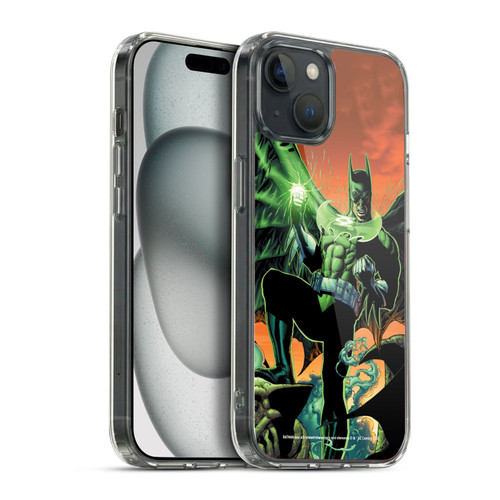Batman DC Comics Iconic Comic Book Costumes Green Lantern Soft Gel Case for Apple iPhone 15 Plus & MagSafe