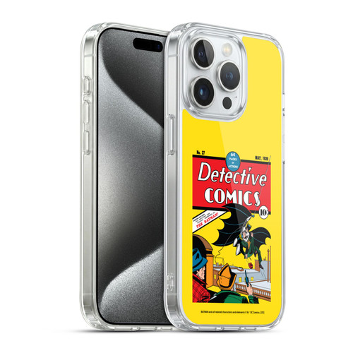 Batman DC Comics Iconic Comic Book Costumes Detective Comics #27 Soft Gel Case for Apple iPhone 15 Pro & MagSafe