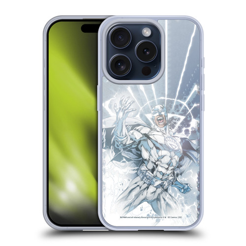 Batman DC Comics Iconic Comic Book Costumes White Lantern Brightest Day Soft Gel Case for Apple iPhone 15 Pro & MagSafe