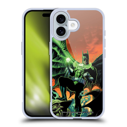 Batman DC Comics Iconic Comic Book Costumes Green Lantern Soft Gel Case for Apple iPhone 16 & MagSafe