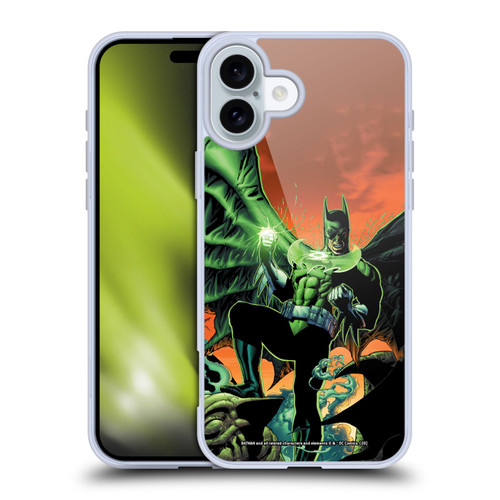 Batman DC Comics Iconic Comic Book Costumes Green Lantern Soft Gel Case for Apple iPhone 16 Plus & MagSafe