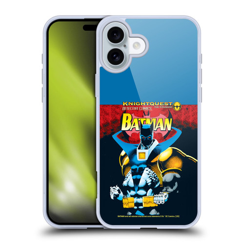 Batman DC Comics Iconic Comic Book Costumes Knightquest Soft Gel Case for Apple iPhone 16 Plus & MagSafe